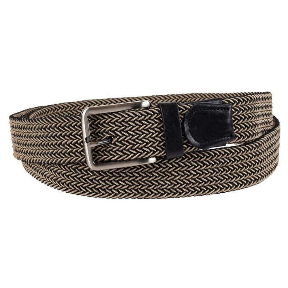 Tommy Bahama Men's Black Khaki Stretch Belt Size 2XL